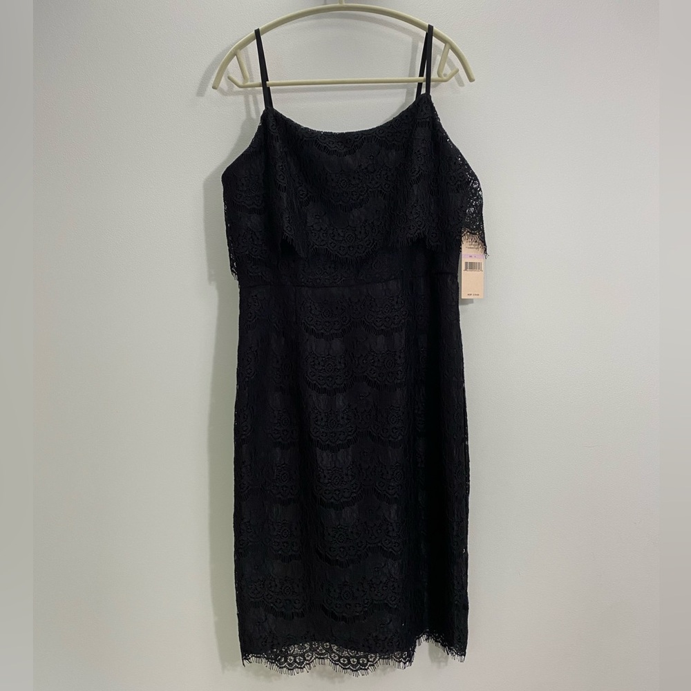 NANETTE Nanette Lepore Lace Black Dress NWT Size 6